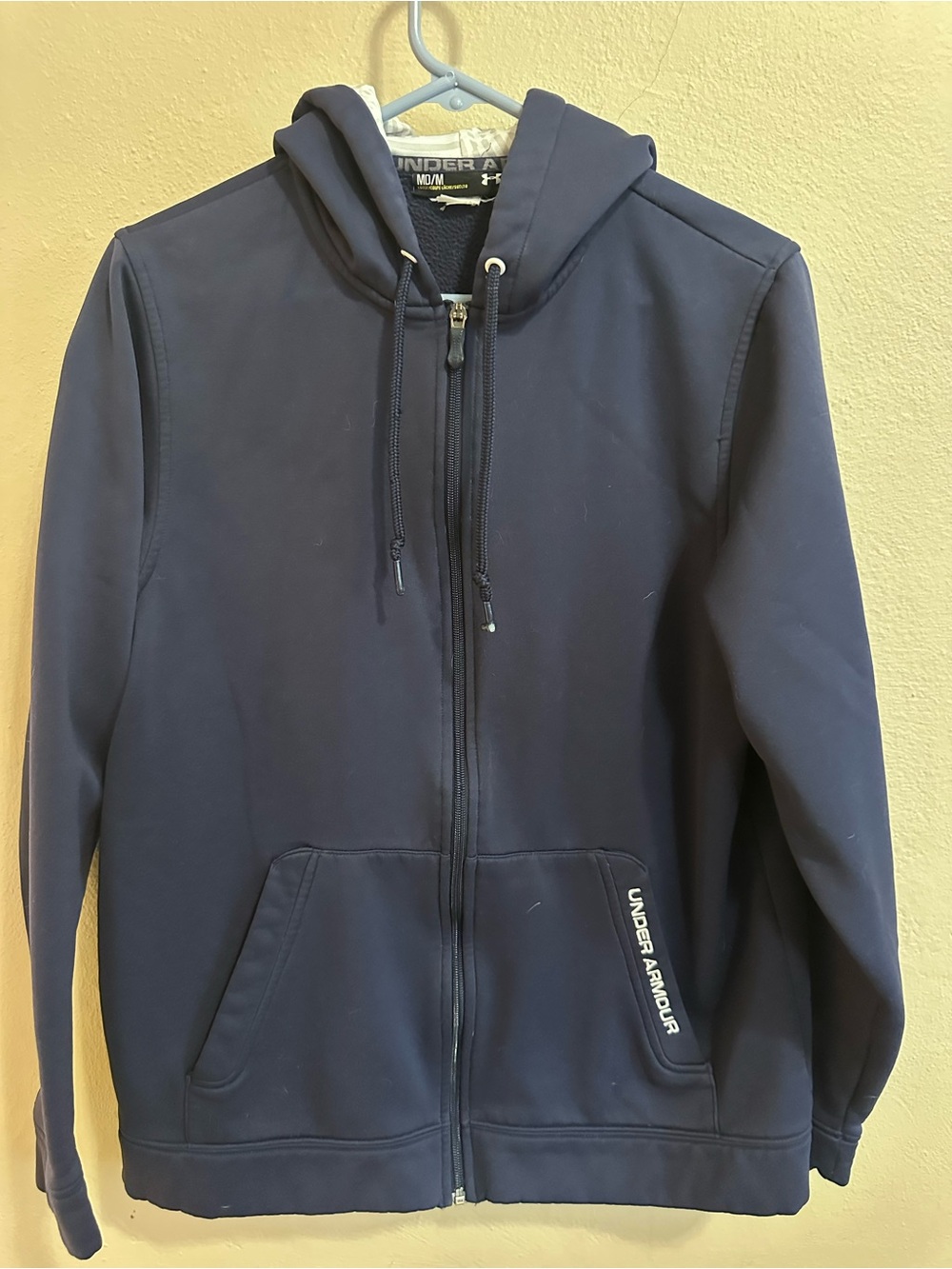Under Armour Navy Lightweight Full-Zip Hoodie Jacket